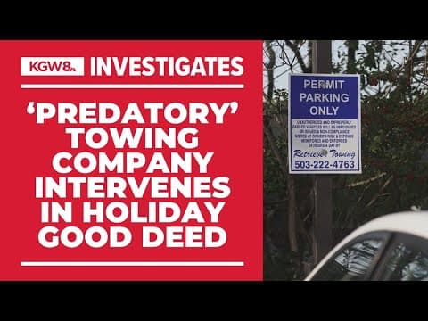 Tow truck company takes advantage of low-income family's Christmas surprise