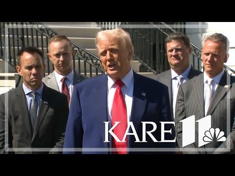 President Trump on tariff pause: 'They were getting yippy... afraid'