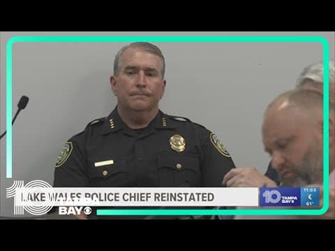 Lake Wales police chief to keep job following suspension, plans to find replacement