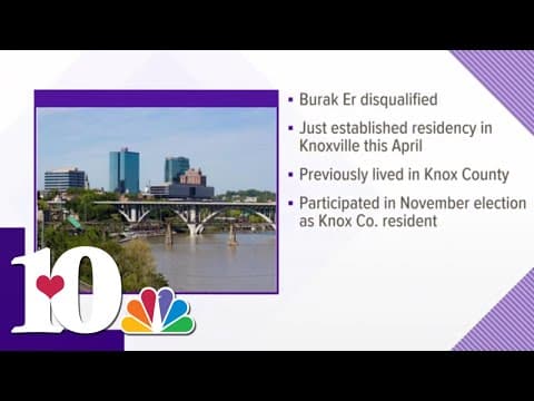 Knoxville mayoral candidate disqualified for failing to meet residency requirement