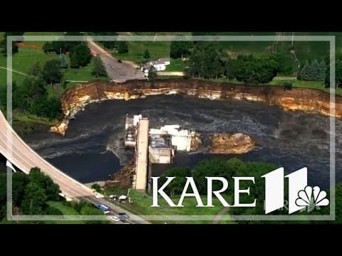 Wednesday morning flight over Rapidan Dam near Mankato