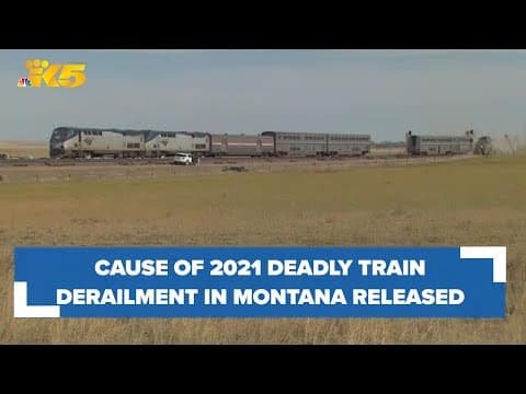 Poor track conditions led to 2021 derailment of Amtrak train on its way to Seattle