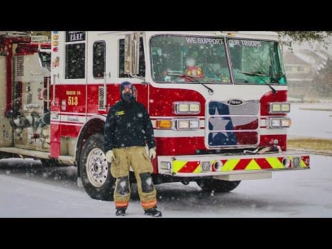 Denton County Firefighters prepare for cold temps and wintery mix