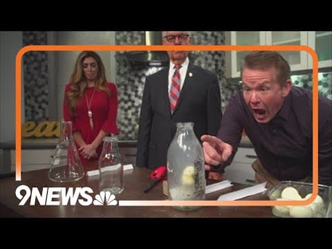 Spangler Science: Egg in a bottle