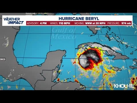 A look at the impact Hurricane Beryl will have after making landfall on the Yucatan Peninsula