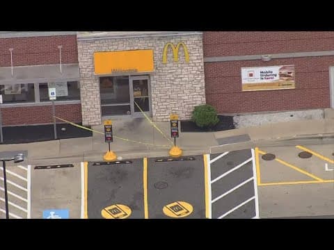 Man found with multiple stab wounds at McDonald's