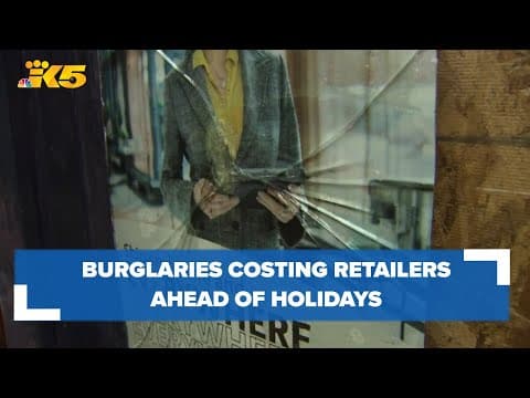 Thefts costing Seattle retailers as holiday shopping season begins