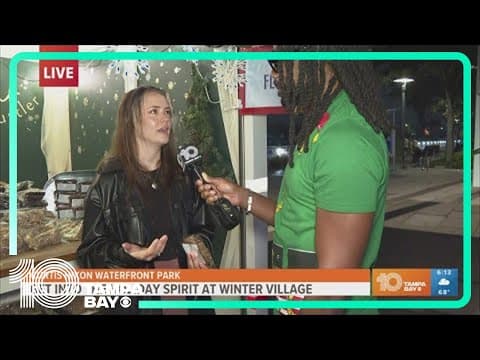 Winter Village open at Curtis Hixon Waterfront Park