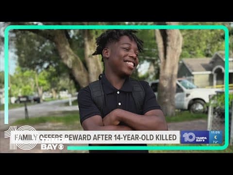 'I feel cheated': Family of murdered 14-year-old Tampa boy speaks out, offers reward