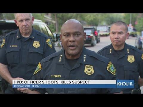 HPD gives update after officer shoots, kills burglary suspect during fight