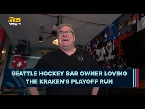 Owner of Seattle’s original hockey bar grateful for Kraken playoff run