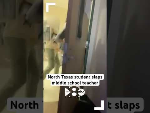Texas student slaps middle school teacher, district is investigating