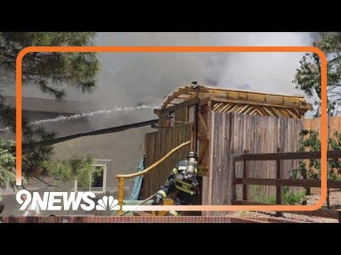 1 person hurt, dog dies after fire at Douglas County home