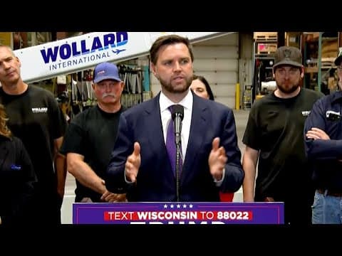 JD Vance full speech at campaign stop in Wisconsin