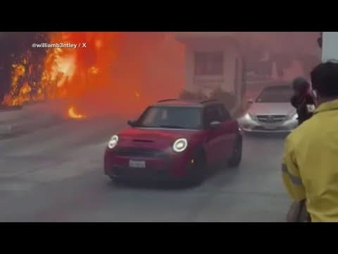California fires: At least 2 dead as winds fan flames