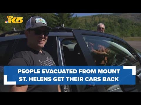 Mount St. Helens landslide evacuees reunited with their cars