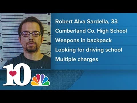 Sheriff: Maryville man arrested outside Cumberland Co. High School had backpack of weapons