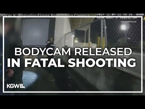 Vancouver Police release bodycam video of deadly shooting in Safeway parking lot