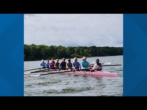 Rowing team of breast cancer survivors finds strength with every stroke