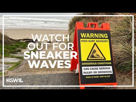 Sneaker wave alert for Oregon, southern Washington coast