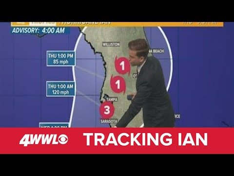 Tuesday 4 AM Tropical Update: Hurricane Ian nearing Cat 4 strength