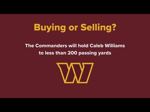 Buying or Selling?: Predictions for Sunday game against the Bears