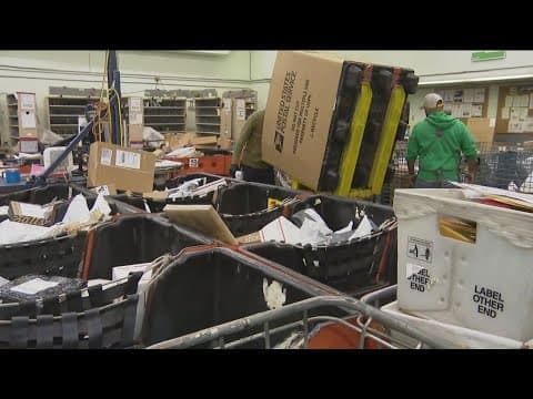 U.S. Postal Service prepares for the busy holiday shipping season