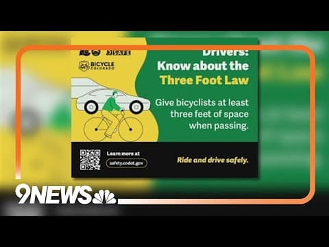 CDOT launching new bicycle safety campaign