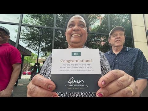 Crowds line up for 79-cent pork chop special