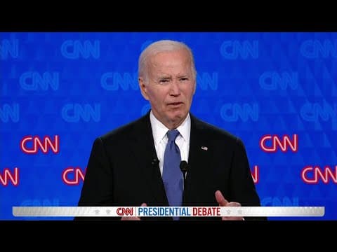 President Biden addresses abortion access and murders by immigrants | CNN Presidential Debate 2024