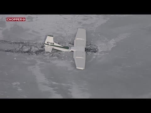 2 men escape plane crash into ice safely in Utah