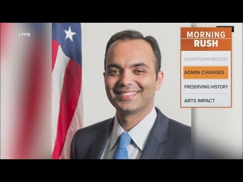 Consumer protection head announces he was fired by President Trump