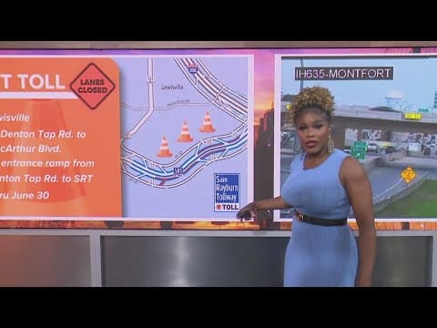 DFW traffic: traffic on I-35 E and I-635 slowed Wednesday morning