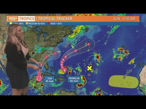 Sunday morning tropical update: TD Ten likely to become TS Idalia on Sunday