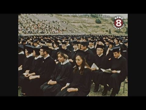 San Diego State College graduation June 1969