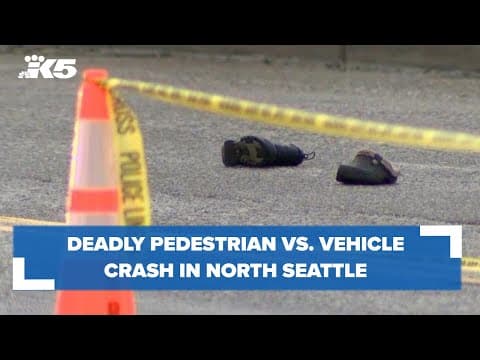 Deadly pedestrian vs. car crash blocks 15th Ave in N Seattle