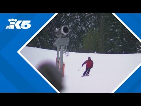 Crystal Mountain has about as much natural snow now as they did last January