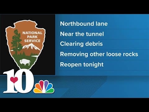 Spur lane closed after rockslide