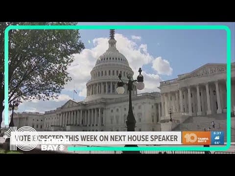 House speaker vote expected this week as lawmakers return to DC