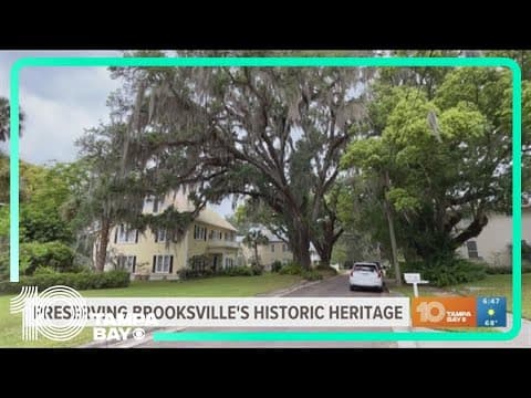Community Connection: Preserving downtown Brooksville's historic hometown heritage