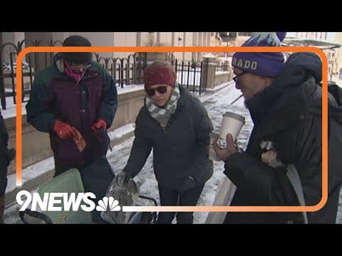 Grassroots group continues homeless outreach despite cold temperatures in Denver