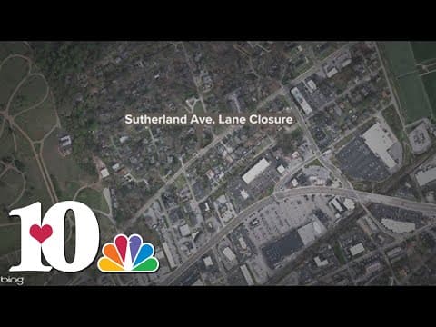 Sutherland Avenue to be reduced to one lane starting July 31