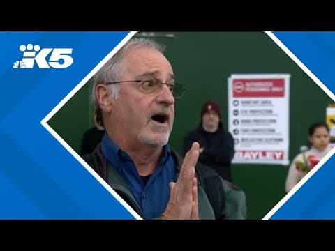 Passengers react to plane collision at SEA Airport