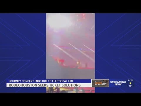 What went wrong at Journey's RodeoHouston concert?