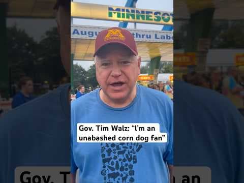 In the Pronto Pup vs. corn dog debate, #Minnesota Gov. Tim Walz is Team Corn Dog.