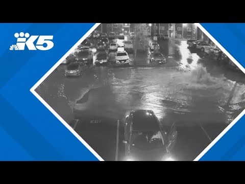 6 apartments flood after driver crashes into fire hydrant in Kent