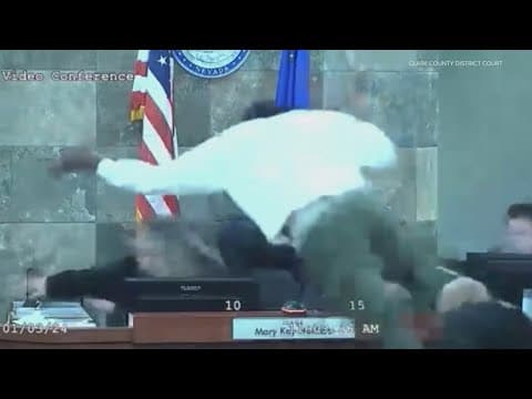 Man who attacked Nevada judge in viral video sentenced to 26 years in prison