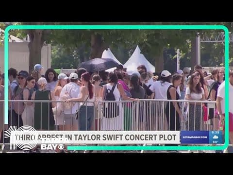 Third person arrested after Taylor Swift concert terror threat