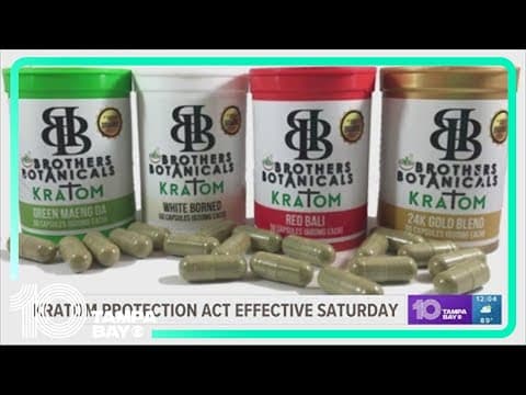 Kratom Protection Act effective Saturday