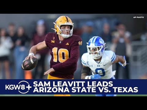 Peach Bowl preview | Sam Leavitt leads Arizona State in CFP quarterfinal vs. Texas